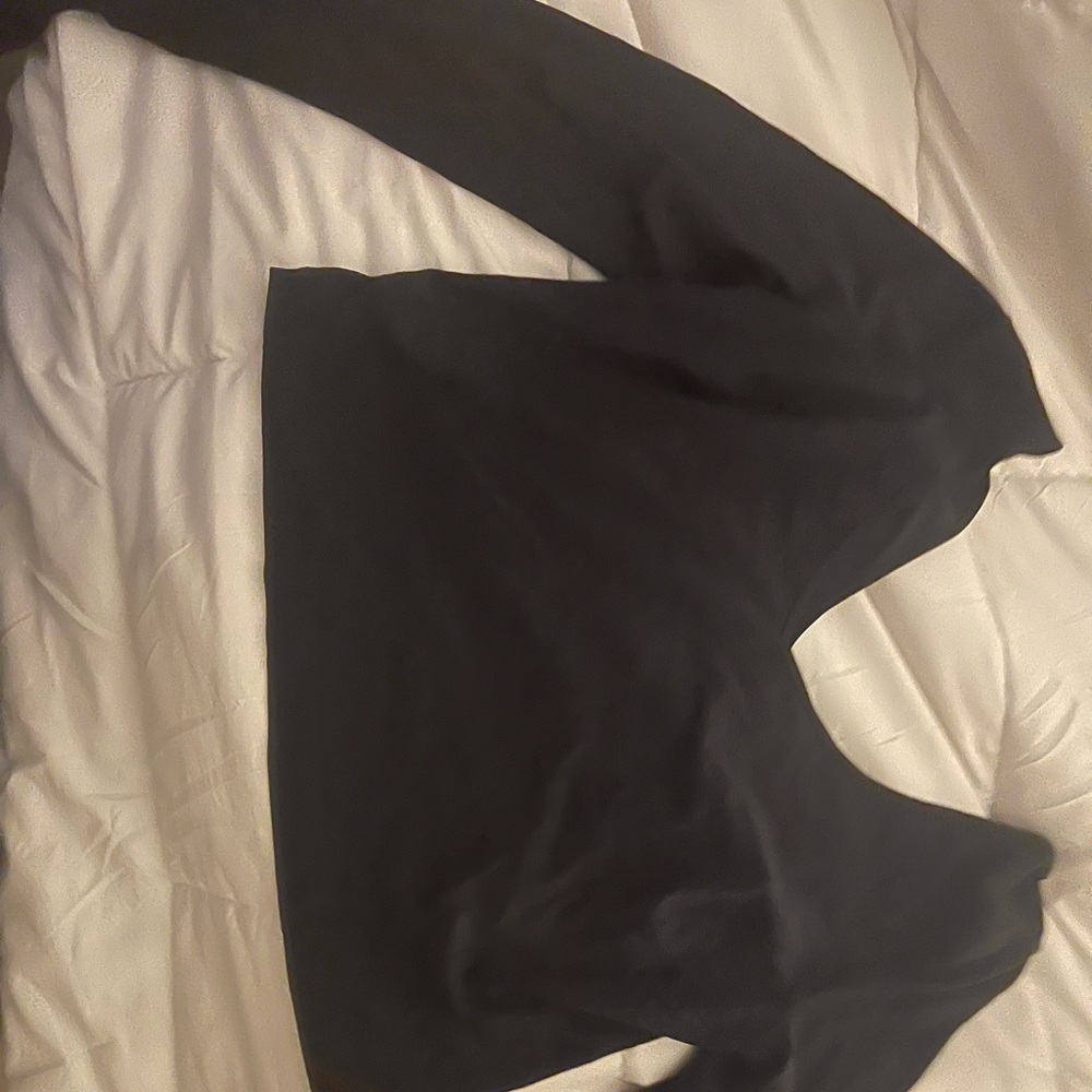 Lululemon black align crop long sleeve